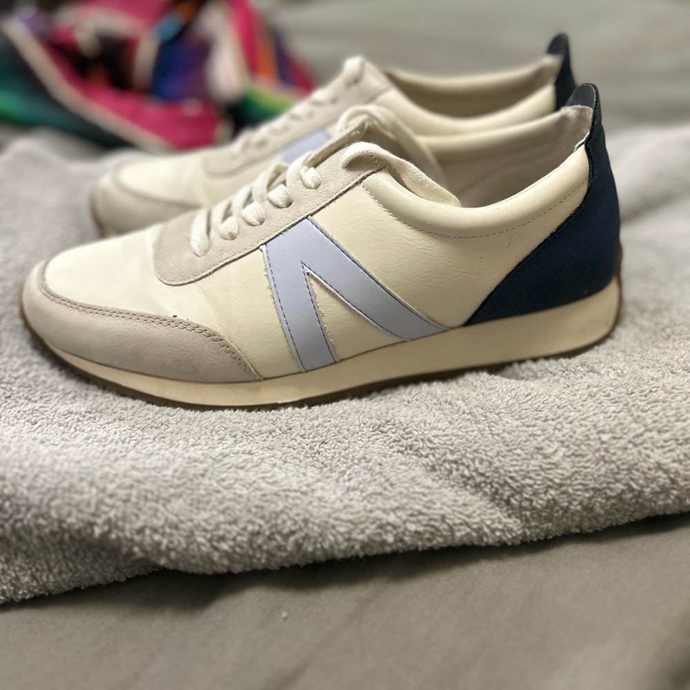 MIA navy and light blue sneakers